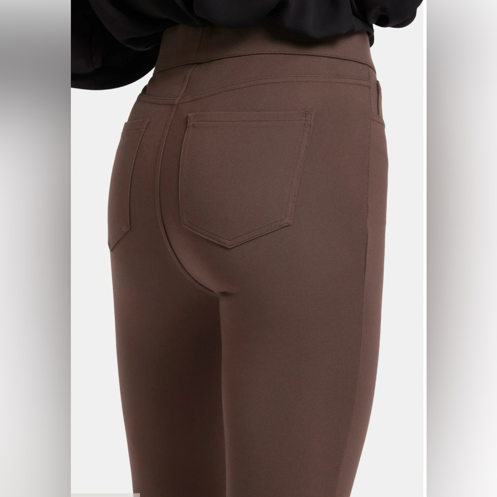 NYDJ Sculpt-Her Modern Legging Pants Coffee Bean Pull On Stretch Women’s S - Picture 4 of 15